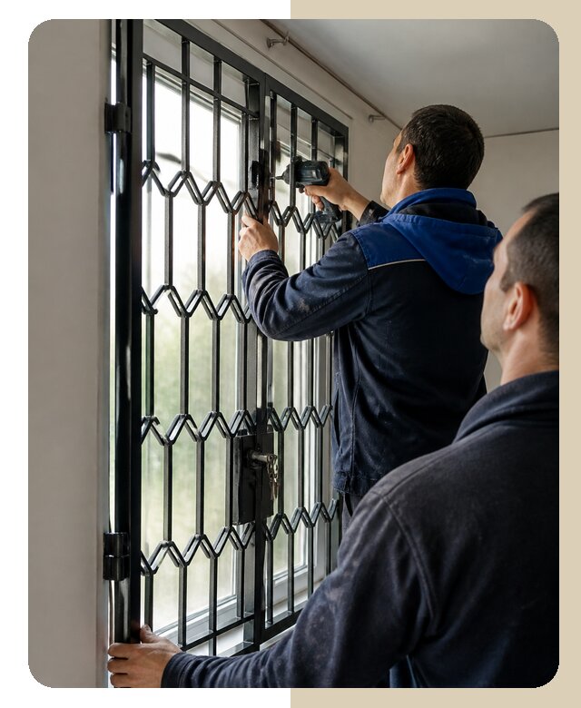 Установка распашных решеток в Петропавловске-Камчатском цена от 6735 р. | Дверной